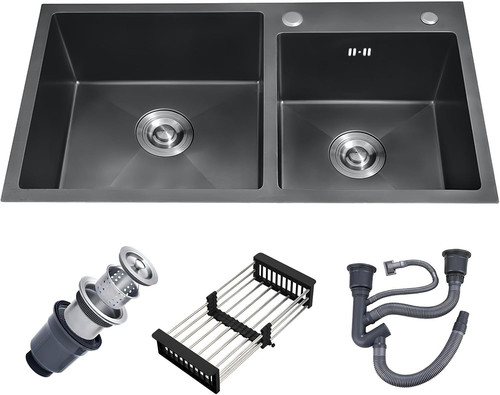 Modern stainless steel kitchen sink